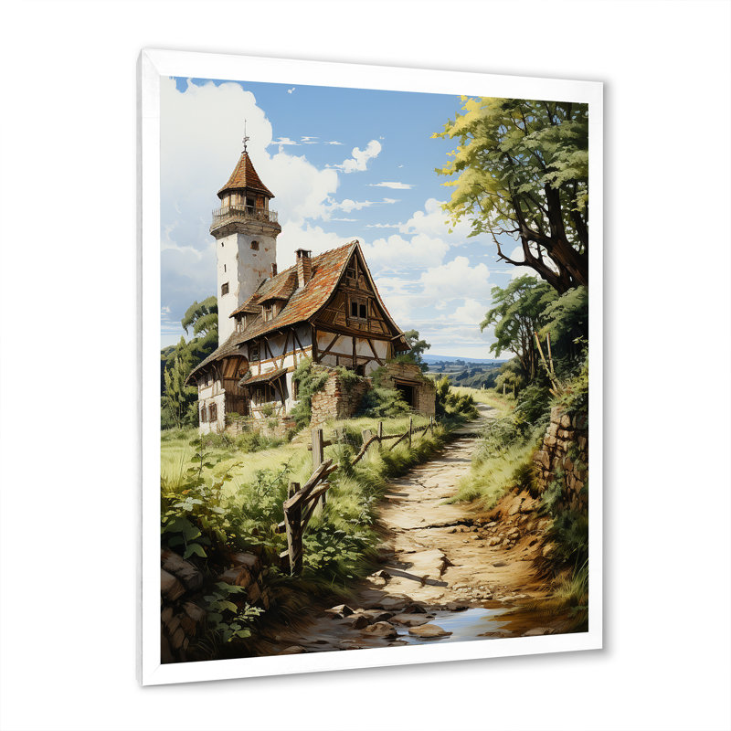Belovs, Allemagne, campagne, bonheur I, H 32 po x l 16 po x P 1 po, Cadre photo blanc
