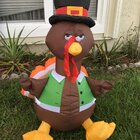 Gemmy Industries Airblown Outdoor Happy Turkey SM Inflatable & Reviews ...