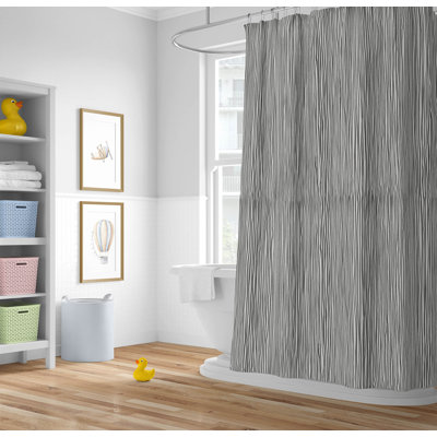 Tartan Block Ultra-Thin Lightweight Shower Curtain
