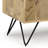 Hunter SOLID MANGO WOOD 39W Tall Storage Cabinet With Doors Set Of 2 In Natural