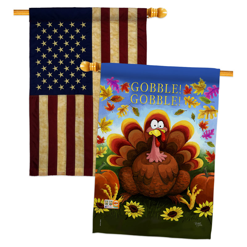 Polyester 2 faces 40 x 28 po drapeau pour la maison