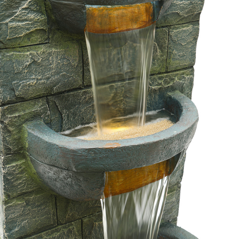 Fontaine à 3 niveaux avec lumières DEL