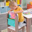 Kids 3 Piece Rectangular Activity Table and Chair Set-84694933