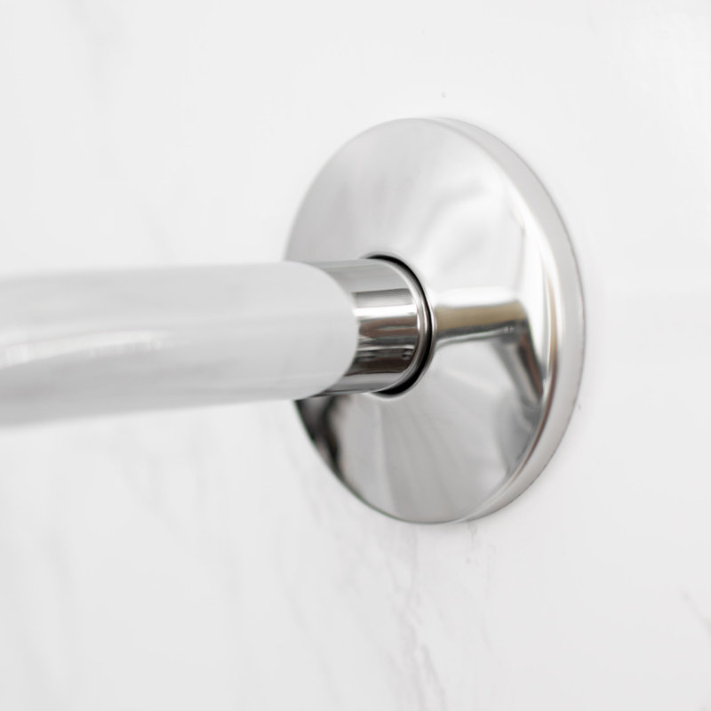 8” Wall-Mounted Shower Arm with Flange, Chrome
