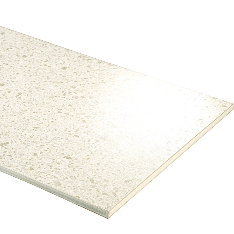 Birthplace 12" x 24" Porcelain Terrazzo Look Wall & Floor Tile, Linen