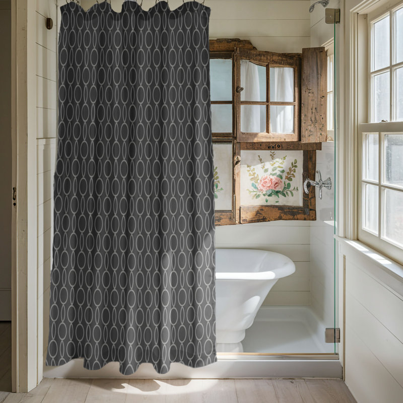 Abstract Designs - Rideau de douche Premium, H 74 po x l 71 po