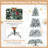 Frosted Pine Christmas Tree-738357901
