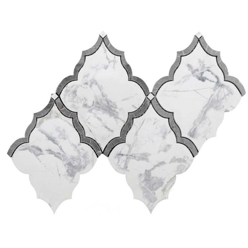 Stately Hudson 9.5" x 15" Porcelain Mosaic Wall & Floor Tile