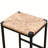 Hammed Leather Backless Side Chair-555350886