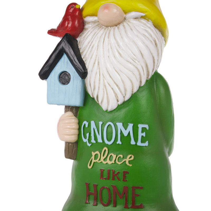 Figurine de jardin Gnome Place Like Home