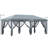 10' X 20' Heavy Duty Pop Up Canopy With Netting, Sun Shelter For Outdoor Events In Garden, Patio, Gray. Spacious Layout, Versatile Function, Resistance Tent Mesh Protection. For Beach, Fair, Yard.