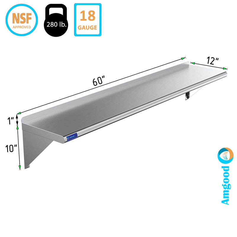 Stainless Steel Wall Shelf