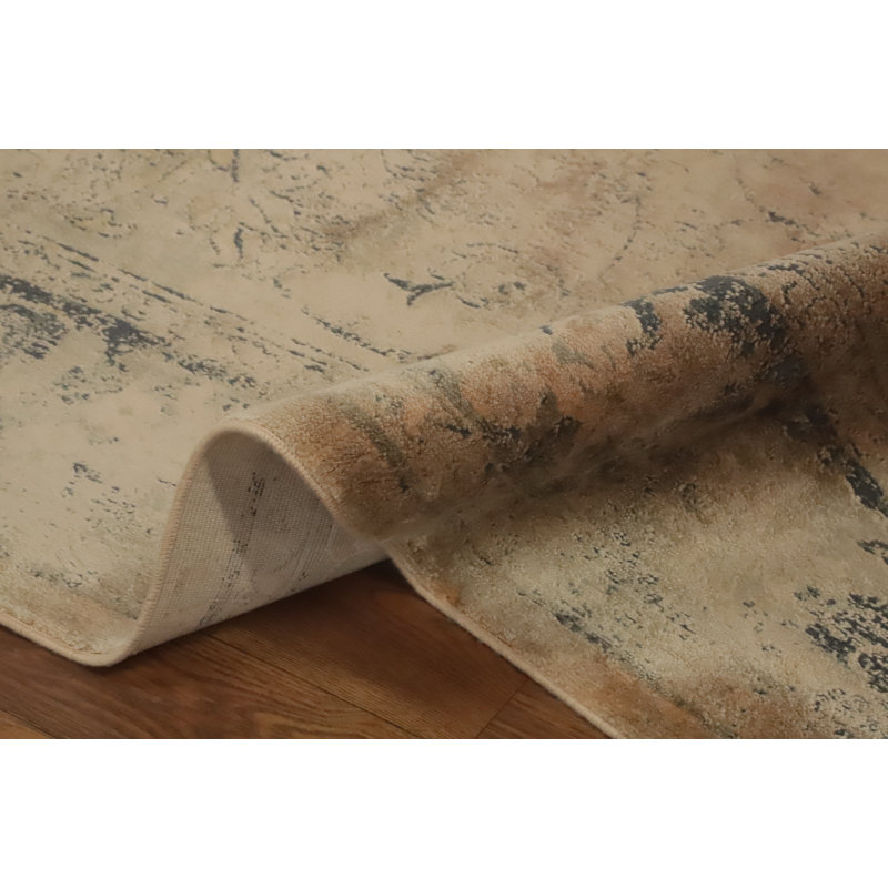 Tapis d'inspiration rétro 5 x 7