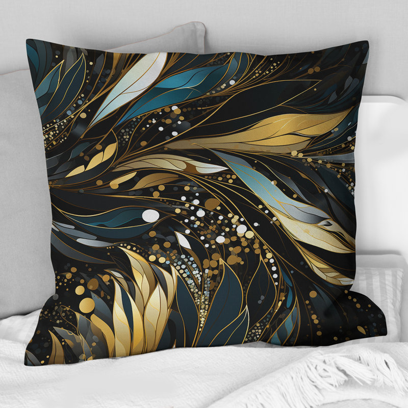  Polyester Throw Pillow, 18"H x 18"W