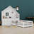 Helis House Bed with Window and Bedside Drawers-1788496063-1788496062