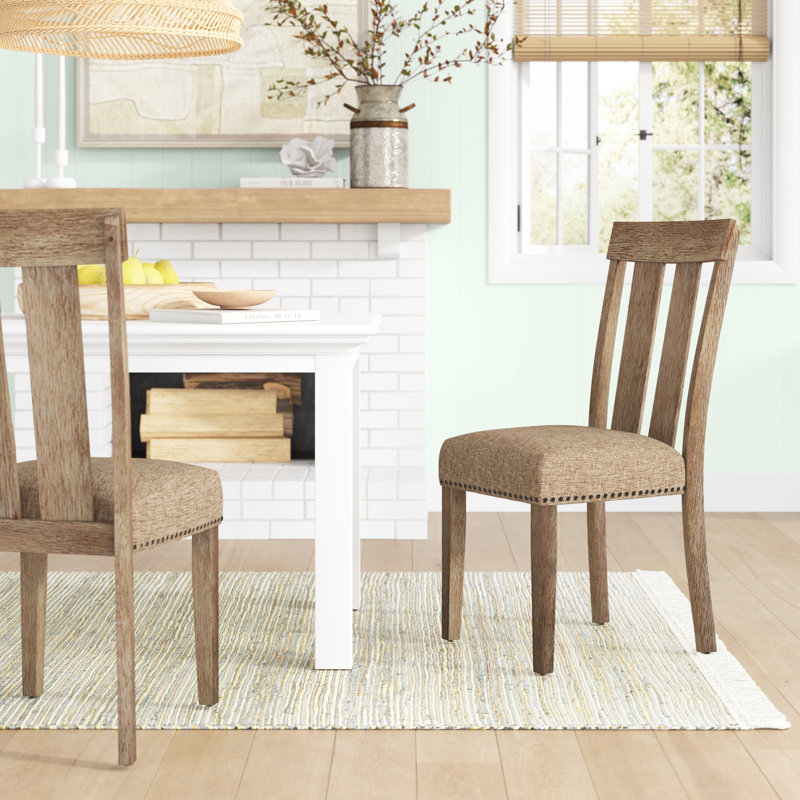 Kirtland Upholstered Dining Chair in Maple (Set of 2)