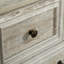 Commode rustique rustique, commode antique blanche avec tiroirs
