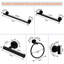 6 Piece Stainless Steel Bathroom Towel Rack Set Wall Mount-110366566