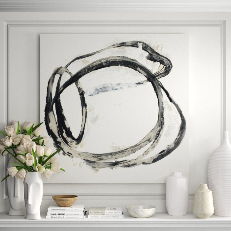 Figurine II Print by Barclay Butera, 47" H x 47" W, Image Brush Gel