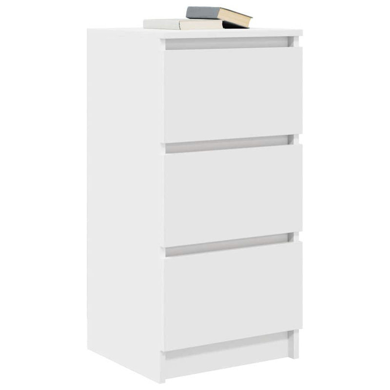 Sideboard 37.5X35x76 Cm Engineered Wood, White