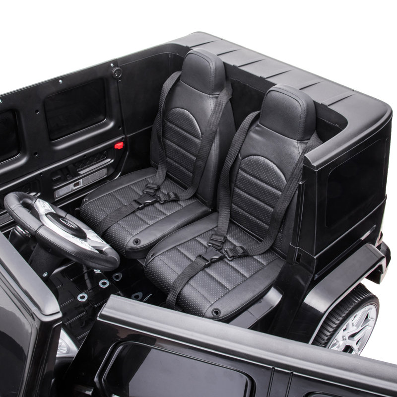 Black 24V Mercedes G63 Ride-On Car with Remote Control