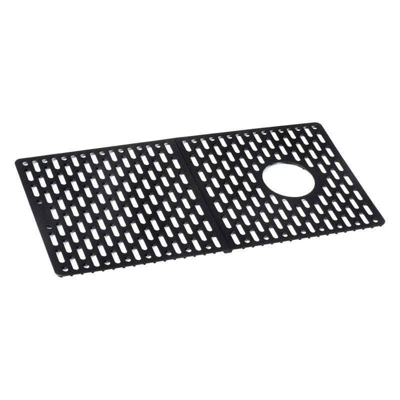 Tapis d'évier en silicone Ruvati pour éviers RVG1033 et RVG2033, Noir