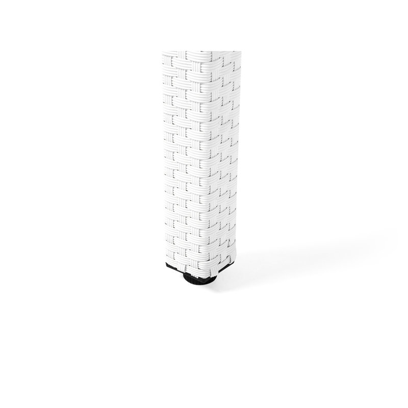 Ampelius Rectangular Wicker Outdoor Dining Table , 220cm cm W 100cm cm D