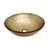 Bathroom Artistic Tempered Glass Vessel Bathroom Sink With Black Faucet And Pop-Up Drain-123428865-123428867