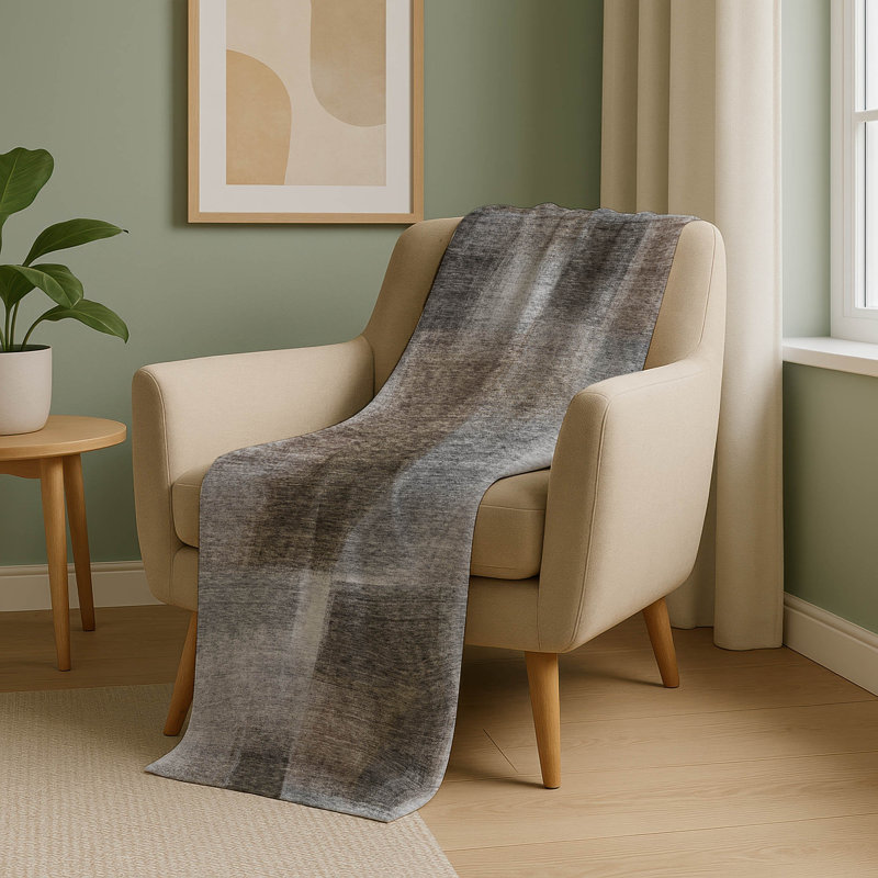 Jeté carré Addison Sherpa ASB742, Argent argent