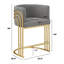 Tabouret de bar Teddy (24 po) et tabourets de bar (29 po) avec structure chromée-550984115-550327030-565970918