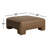 Anya Oversized Geniue Leather Upholstered Ottoman