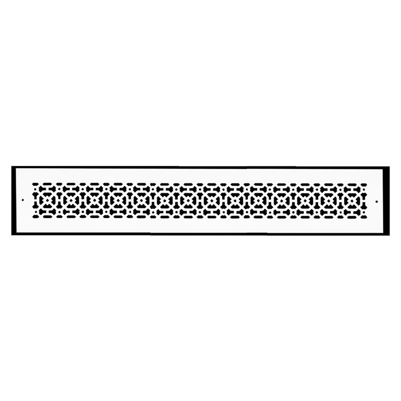 Ouverture de conduit AIR RETOUR | Couvercle de conduit lourd en aluminium thermolaqué, Blanc thermolaqué