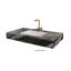 Travertin blanc sans joint de 40 pouces-136124621