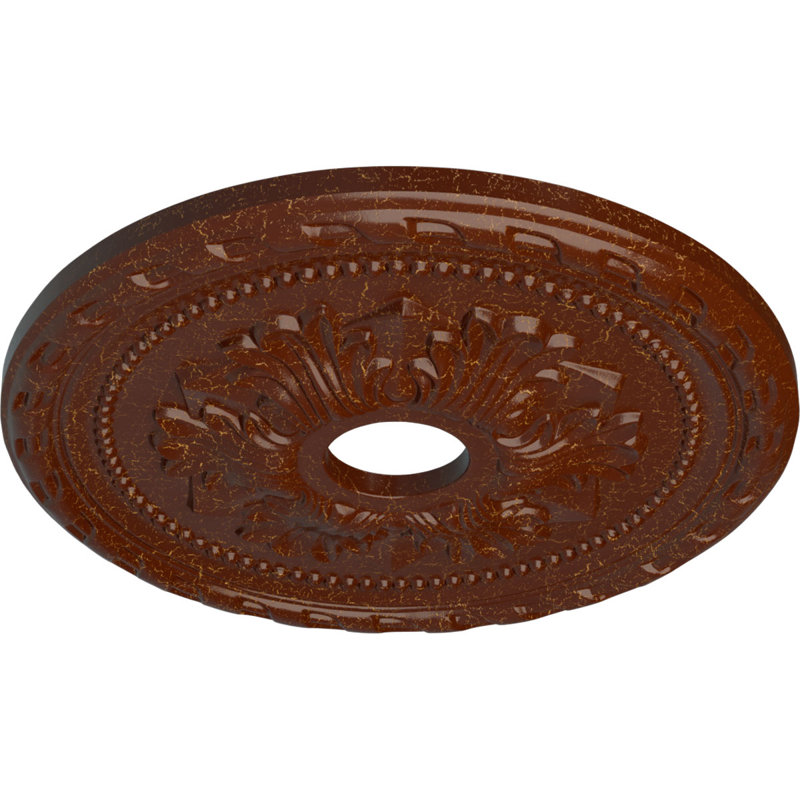 20 médaillons de plafond Palmetto de 20 7/8 po x 3 5/8 po x P 1 5/8 po (convient aux auvents de 5 po ou moins)