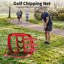 10x7ft Golf Practice Net Set with Chipping Net, Dual-Turf Mat, Targets, Foam Balls, Tees & Carry Bag, Heavy-Duty 5-Ply Netting for Garden/Garage