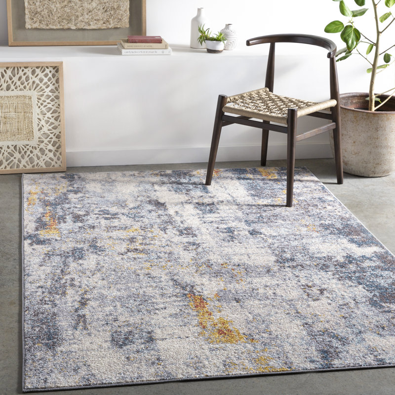 Abstract Indoor Rug, Rectangle 5'3" x 7'3"