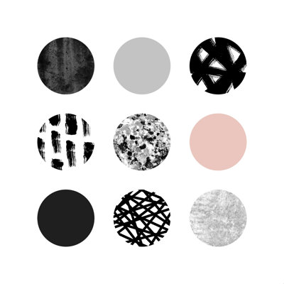 " Mixed Media Dots " by Kelly Haines