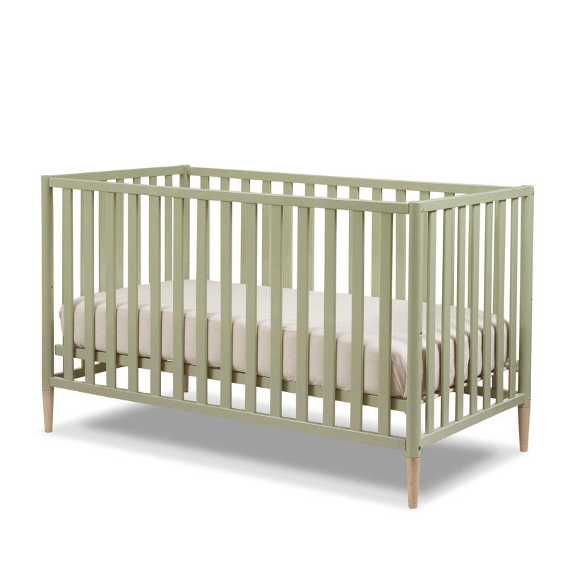 Sorelle Mia 3-in-1 Convertible Crib, Sage/Natural