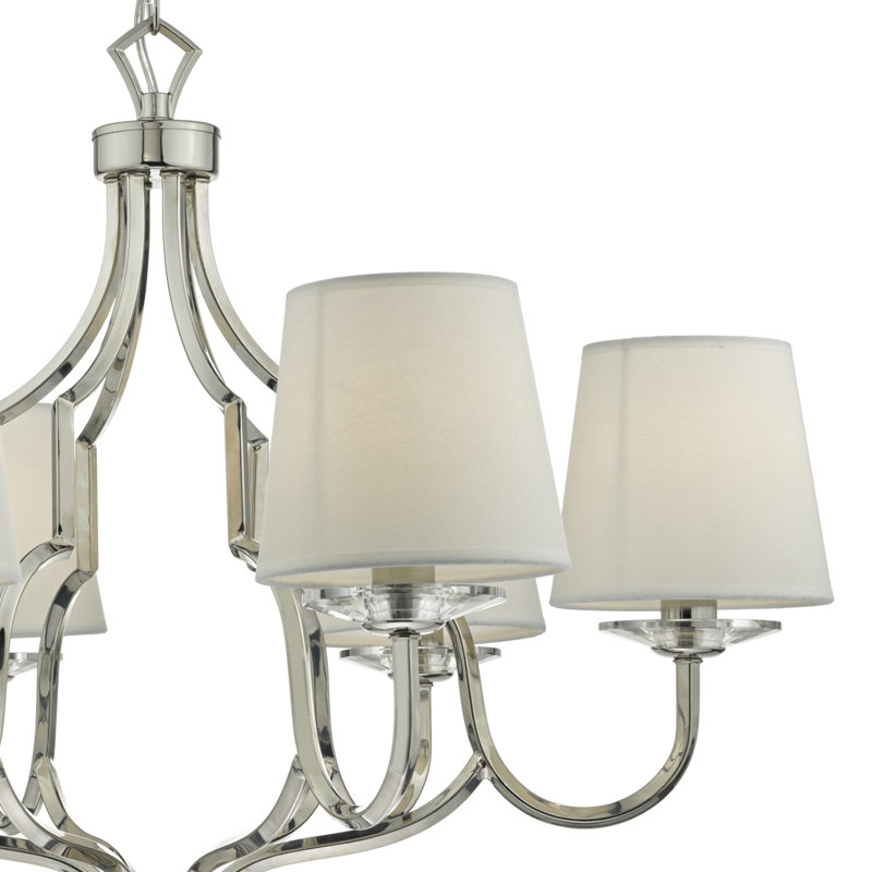Heckart 6 - Light Candle Style Chandelier