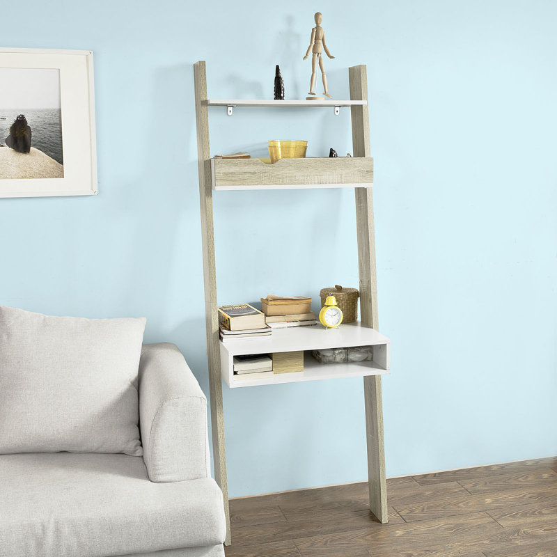 Agil 179cm H x 65cm W Ladder Bookcase