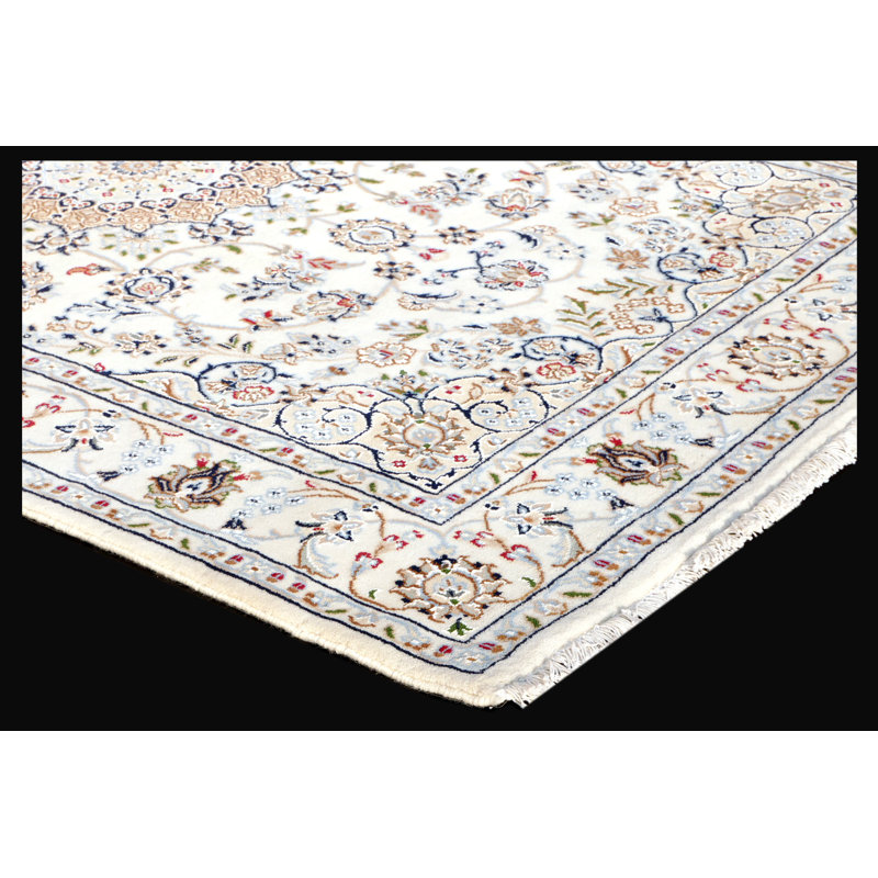 Walton Oriental Area Rug in Light Brown/Blue/Cream