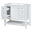 Ensemble de meuble-lavabo 36 po avec lavabo, 1 armoire et 3 tiroirs-1044773493