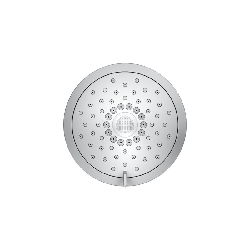 Kohler Forte 1.75 gpm Multifunction Wall Mount Showerhead, Three Spray Settings, 5.5" High Pressure Spray Head, 1.75 GPM