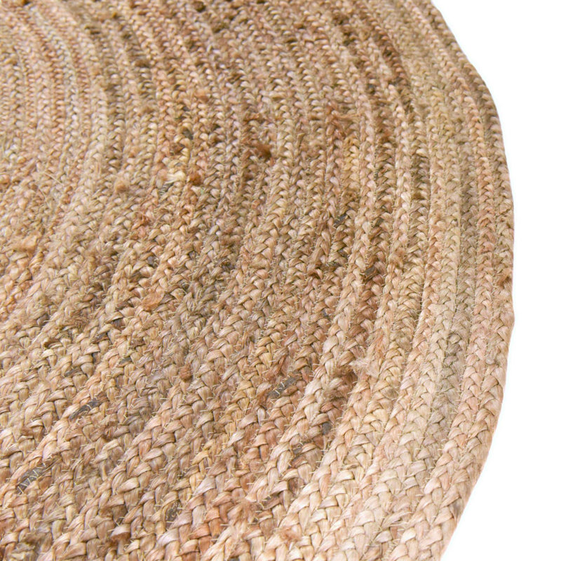 Meador Hand Braided Chindi Rugs, Round 8'