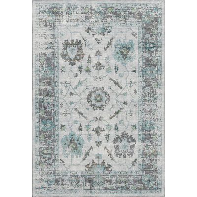 Premium Machine Washable Pirtle Border Rug