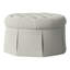 Alma 35" Tufted Round Cocktail Ottoman-753803574