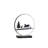 12.75" Deer Family Led Black Table Lamp