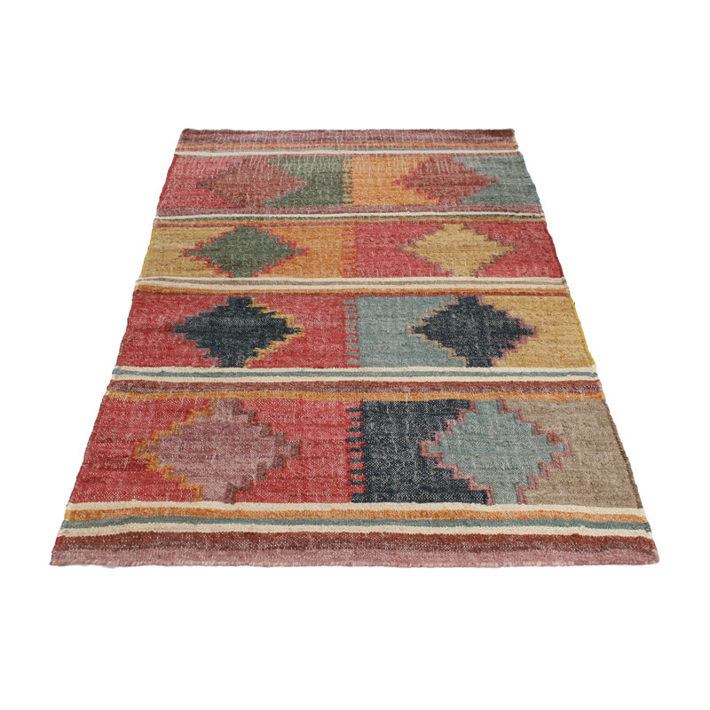 Shuler Ikat Hand Woven Area Rug, Rectangle 140 x 200cm