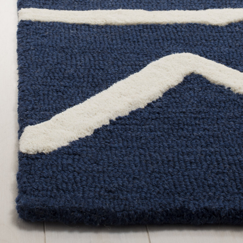 Krystyna Hand Tufted Wool Rug, Rectangle 4' x 6'