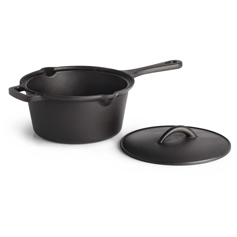 Cast Iron Sauce Pan With Lid
